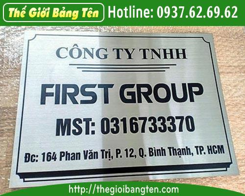 IN BẢNG TÊN CÔNG TY