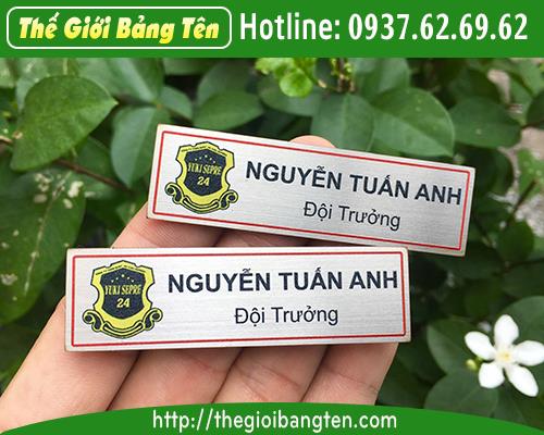 BẢNG TÊN NHÂN VIÊN INOX V021