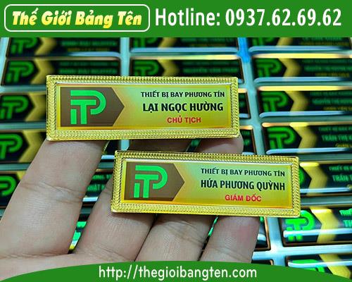 BẢNG TÊN PHÔI MẠ VÀNG